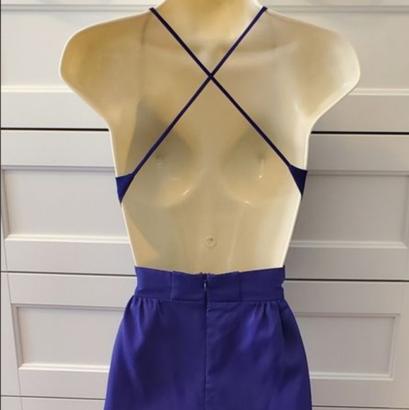 Tobi Royal Blue Maxi-Dress Evening Gown - Picture 6 of 9